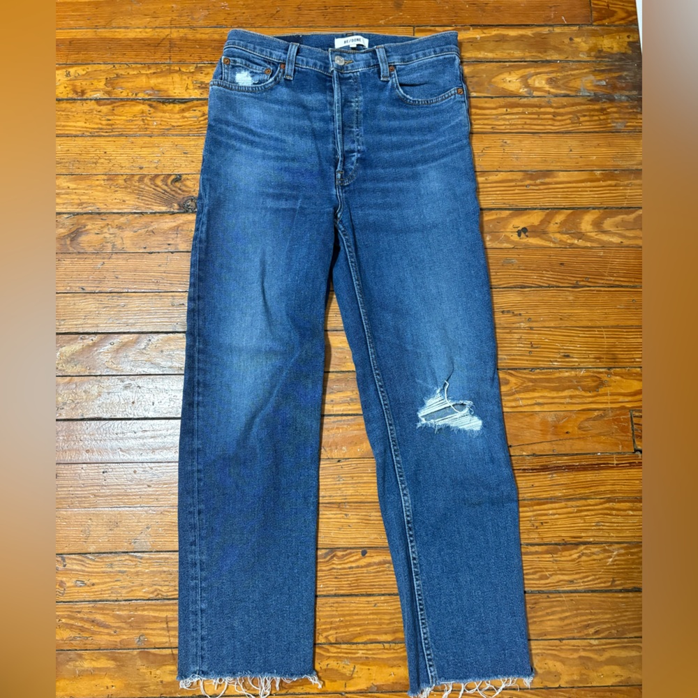 REDONE blue denim